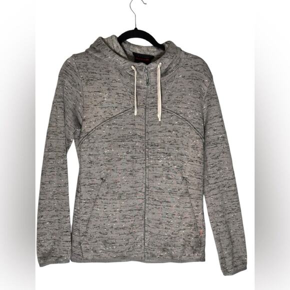 Mammut‎ Chamuera Hooded Zip Front Jacket with Zipper Pockets Grey, Drawstring - Picture 1 of 6